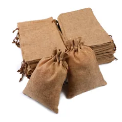 Available in 4 different size: 3”x4”, 4”x6”, 5”x7”, 7”x9” for you to choose. 4 different sized Burlap...