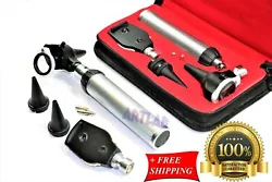 PRODUCT DETAIL : OTOSCOPE SET - OTOSCOPE + OPHALMOSCOPE + BULB + SPECULA ENT EXAMINATION. ONE HANDLE, 3 EAR SPACULA, 1...