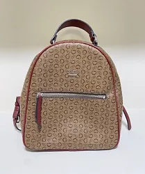 This Guess Los Angeles backpack purse handbag in gray is a stylish and functional accessory for travel or casual use....