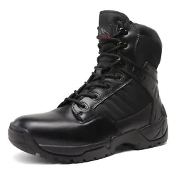 These tactical boots are suitable for office, outdoor work, or any other outdoor activities. It is also a pair of...