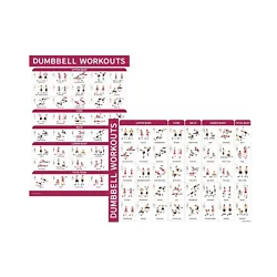 Dumbbell Workout Guide - 40 positions.