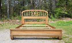 Has a pecan finish, by Thomasville Furniture Industries dated 1965. HB-42