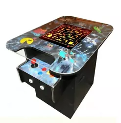 Your 60 Cocktail Arcade Machine In Classic Black. This machine has all your favorites. Pacman, Galaga, Ms Pacman,...