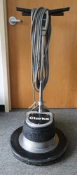 UP FOR SALE CLARKE FLOOR MAINTAINER, MODEL FM-2000, USED, FLOOR SANDER, NO PAD DRIVER.