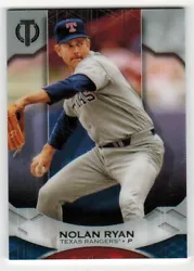 Nolan Ryan. TEXAS RANGERS. Baseball Trading Card #18. Pictures are of actual card.