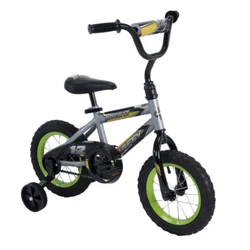 Sidewalk fun is just minutes away. Simply insert the training wheels, then the handlebar and fork, fold down the...