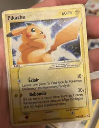 Carte Pokémon Pikachu Star 104/110 - Pca Psa - Bloc Ex Fantômes Holon Ultra Rare.
