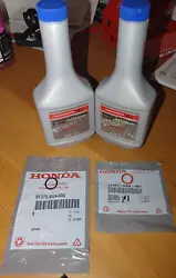 This 4 piece Honda Genuine OEM Reseal kit contains --> 2-Honda Genuine OEM 12oz bottles of Honda Genuine Power Steering...