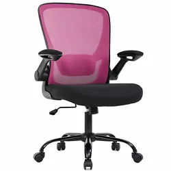Comfortable Office Chair - Our desk chair using high-density sponge cushion, more flexible, office chair with a middle...