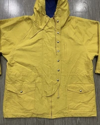 vtg polo ralph lauren hoodie Coat Parka Large Yellow Chore Men Fits 25x27 based on the measurements In good condition...