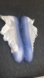 Zapatos Para Mujer De Tenis WeeBoo Blanco cremoso y azul transparente..