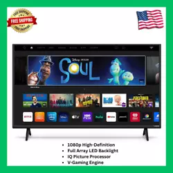 1080p High-Definition - Watch TV in crisp, clear 1080p Full HD resolution and experience a brilliant picture with the...