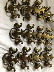 15 Vintage Drawer Pulls For dresser. 4 Large/11 Small. Shipped with USPS First Class.