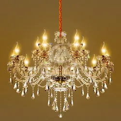 The K9 crystal chandelier body exudes a lot of glitter for extra luxury and elegance. The K9 Crystal modern raindrop...