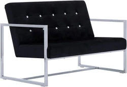 Type Loveseat. Upholstery Fabric Type Velvet. Style Modern. Seating Capacity 2 Style Modern. Material Wood.