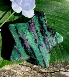 WEIGHT: 56g. It may help to stimulate the heart and help one to open to divine love. NOTE: The Ruby in Zoisite Crystal...
