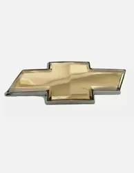 2006-2016 Chevy Impala & Monte Carlo Front or Rear Grille Bowtie Emblems Gold. Condition is 