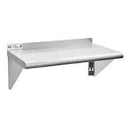 Our stainless steel shelves are fabricated as fully welded and seamless pieces, with a concealed internal mounting...