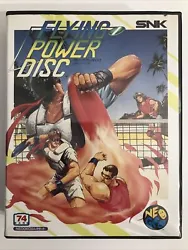 Neo Geo AES Flying Power Disc windjammers SNK Version japonaise complet 100% original Tache noir sur l’insert voir...