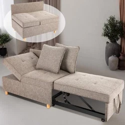 4-IN-1 Multi-function mode: The versatile chair can be easily and quickly converted into an armchair, a bed, or an...