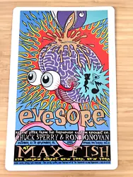 EYESORE MAX FISH NEW YORK CITY 1998. Official Chuck Sperry Collectible Card Print. Card Size: 8.5 x 5.5 in.