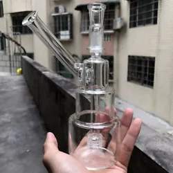 1 Hookah Water Glass Bong. Tobacco was put on the top. (dont need bowl or banger). Heavy Beaker based water pipe. Allow...