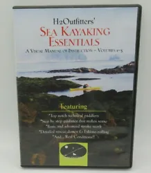 H2 OUTFITTERS - SEA KAYAKING ESSENTIALS VOL. 1-3 DVD, VISUAL INSTRUCTION BASICS +. DISC IN GREAT CONDITION, SLEEVE IN...