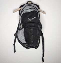 NIKE Black Gray Mesh See Through Backpack Book Bag School Travel.  *we are a pet friendly household*  Thank you for...