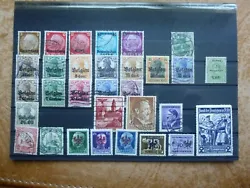 Les timbres proviennent dAllemagne et dItalie et la plupart sont oblitérés. Ils sont en bon état, mais des défauts...