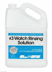 This watch rinsing solution was formulated by L&R chemists to be a quick-drying, clear, petroleum distillate. 1 Gallon...