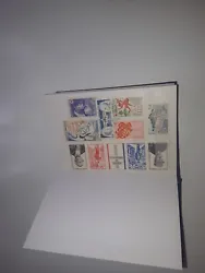 Petit Album Timbres Francais Neuf Et Colonies Obliterez.bonne côté,avec 2 carnets ,timbres Algerie,Maroc côté