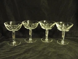 4 WATERFORD SHEILA CHAMPAGNE / SHERBET GLASSES. 4 3/4