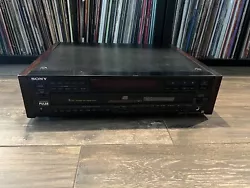 Sony CDP-C79ES 5 Disc CD Compact Disc Player Tested And Working.