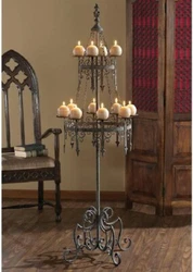 Each piece is individually hand-finished. Candles not included.