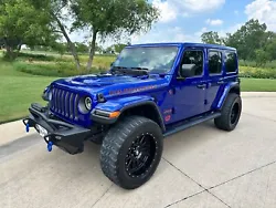 2018 Jeep Rubicon. 8 speed auto transmission. Tasteful build by All Out Performance. 35 tires with less than 2 K miles....