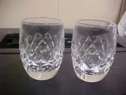 Waterford Alana shot glasses sold in pairs in excellent condition. Good luck.