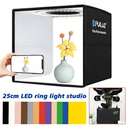 Portable folding design, more convenient to install and carry, built-in LED-light, provides average light and prevents...