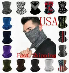 Also used as Sport Headband, Knight Mask, Wristband, Fashion Scarf, Eye Shade, Neck Gaiter and More. Face Mask Shield...
