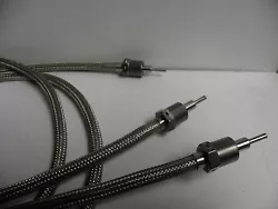 This is a randomized fiber bundle with an overall length of 60”. There is a threaded barrel that likely was used to...