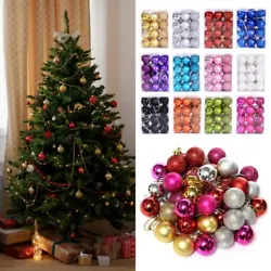 About this item These ornaments are made of durable and eco-friendly plastic to provide excellent shatterproof...