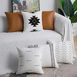 With this removable throw pillow cover (cushion cover). Only Throw Pillow Cover (Cushion Cover). PILLOW INSERT IS NOT...