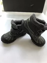 Jam Toddler Boys Fur-lined Hightop Hiking Boots. (10M) Charcoal. Shipped with USPS First Class Mail.