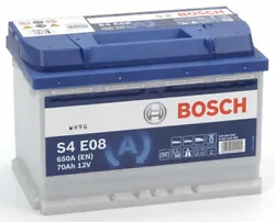 Technologie AGM / EFB. Bosch S4 E08 AGM / EFB start-stop Robuste, est adaptée aux véhicules équipés de la fonction...