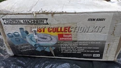 Was stored in a warehouse. New. Needs some dusting. Complete. Will have to ship in a different box. Box is in really...