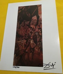 Title: The Battle of Tetuan, 1962. Artist: Salvador Dali. This print is in very good condition for the year it was...