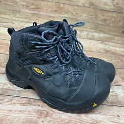 KEEN Utility Boots Mens 1014605 Grey Waterproof EH Braddock Mid Hikers Size 9EE