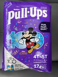 Get your little man ready for potty training with these Huggies Pull-Ups featuring Disney Junior Mickey. Designed for...