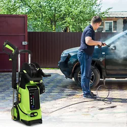 1 x High Pressure Washer. High Pressure Hose Length: 19.7ft / 6m. Water Temperature: 0-35℃. Features: Total Stop...
