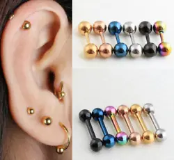 2pcs Stainless Steel Stud Earrings. Quantity : 2pcs. Material: Stainless Steel. Color: As Picture.
