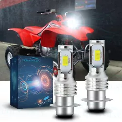 Use For: Motorcycle LED headlight Structure: aluminum body. (Set Of 2 Units. LED Bulbs) Each bulb has a high. Lighting...